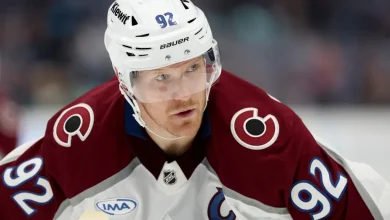 Avalanche captain Gabe Landeskog is out with a lower-body injury