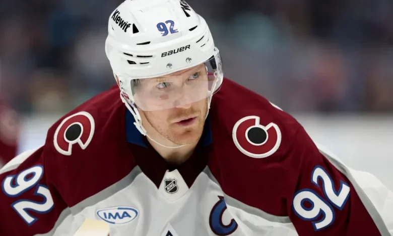 Avalanche captain Gabe Landeskog is out with a lower-body injury