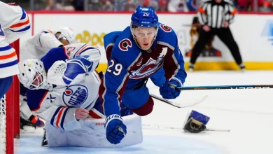 Avs upset by Nathan MacKinnon ejection for goalie interference