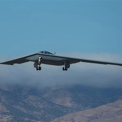 B-21 spotted in aerial-refueling test flights