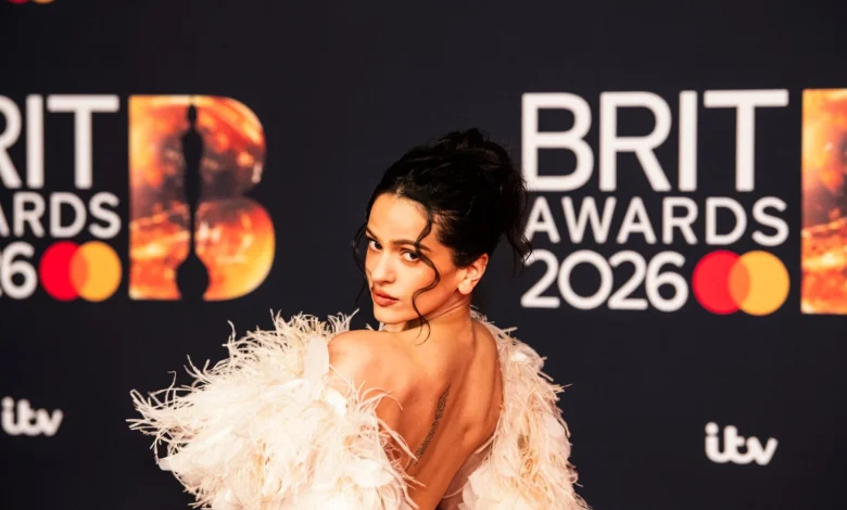 BRIT Awards 2026: Watch Rosalía’s stunning performance of ‘Berghain’ with surprise Björk appearance