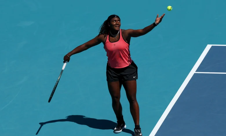Baptiste defeats Ostapenko in Miami to reach first WTA 1000 quarterfinal