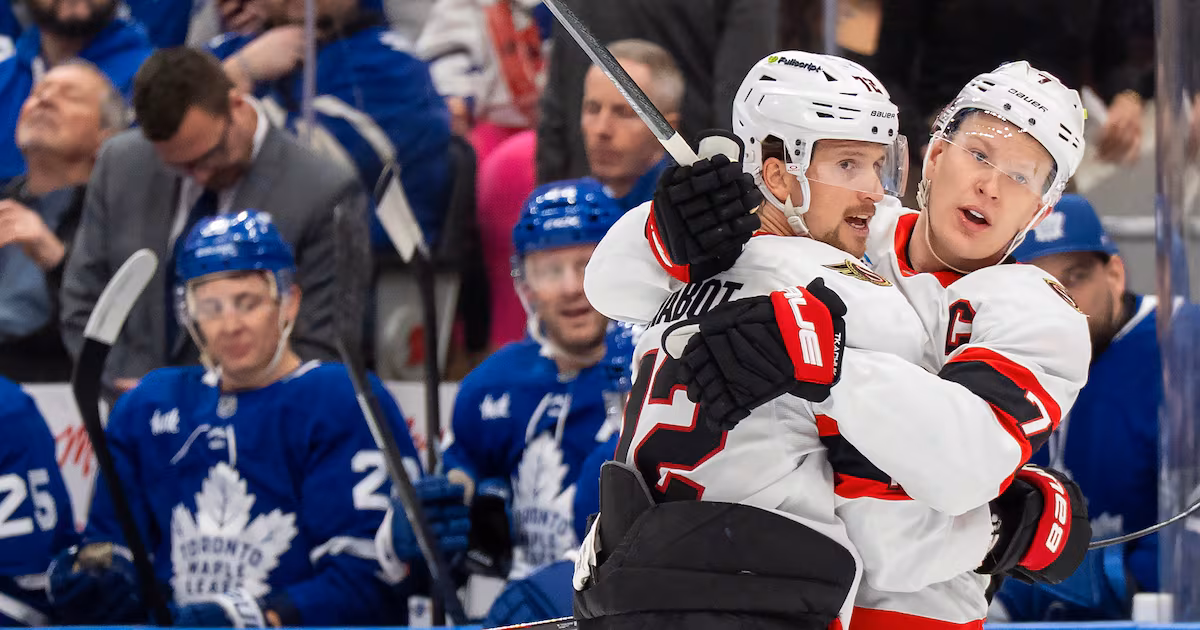 Batherson, Cozens lead Senators to win over struggling Leafs