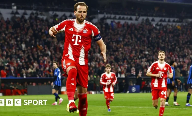 Bayern Munich 4-1 Atalanta - Harry Kane scores twice to move onto 50 Champions League goals