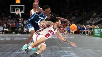 Big 12 ditches glass court for rest of tournament after player complaints, slipping