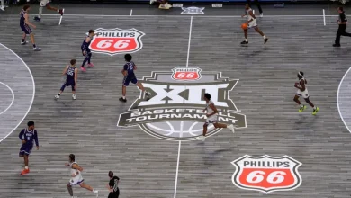 Big 12 ditching slippery glass floor for hardwood for rest of tournament