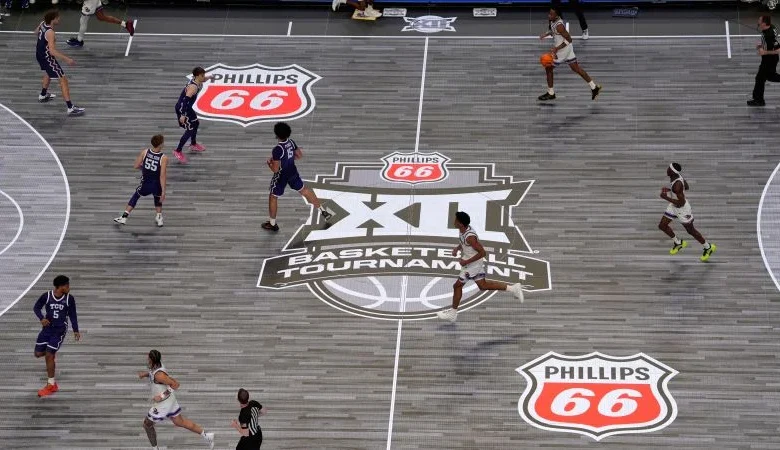 Big 12 ditching slippery glass floor for hardwood for rest of tournament