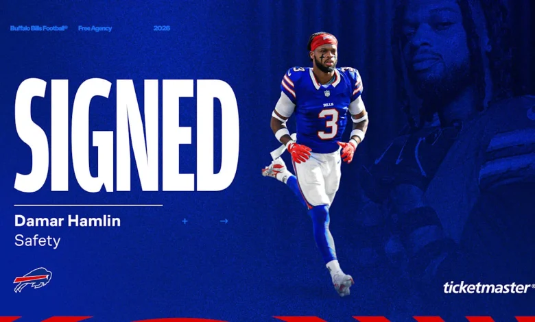 Bills sign S Damar Hamlin to one-year deal