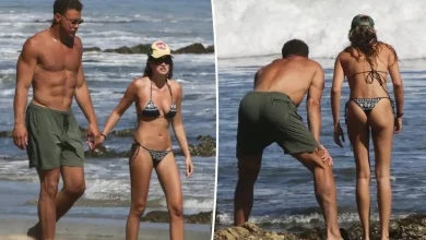 Blake Griffin hits the beach with model fiancée after quiet engagement