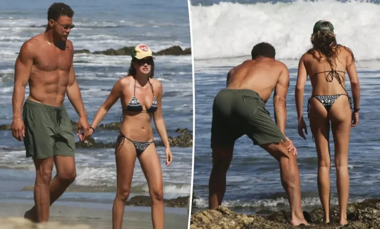 Blake Griffin hits the beach with model fiancée after quiet engagement