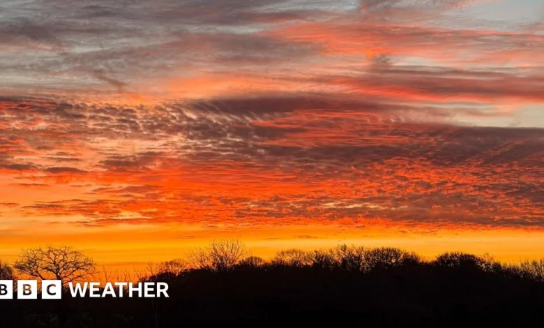 'Blood rain' and fiery sunsets as Saharan dust sweeps UK