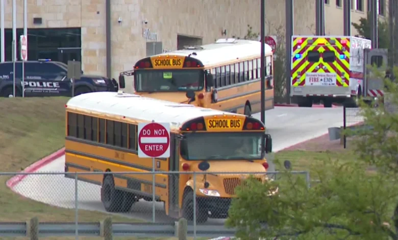Boy shoots teacher at Texas school