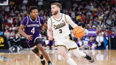 Braden Smith's 'Superman' dive now a Purdue basketball T-shirt