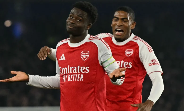 Brighton 0-1 Arsenal: Bukayo Saka's early strike sends Gunners seven points clear at top of Premier League