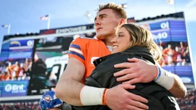 Broncos quarterback Bo Nix, wife Izzy Nix welcome their first child