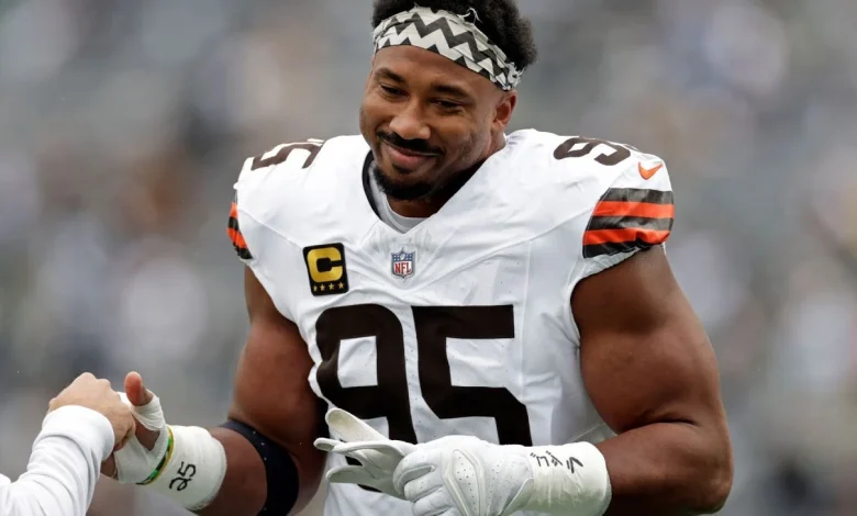 Browns' Myles Garrett gets ninth speeding ticket since 2017