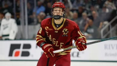 Bruins sign top prospect James Hagens to AHL deal