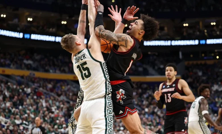 CRAWFORD | Louisville kept chasing, but Michigan State kept control in 77-69 NCAA win | Sports