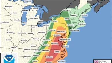 CWG Live: Severe storm threat today with possible tornadoes, then sharply colder - The Washington Post