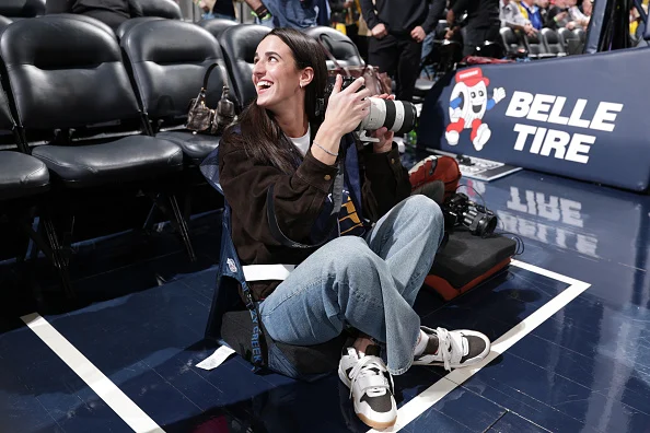 Caitlin Clark Moonlights As A Photographer At Lakers-Pacers