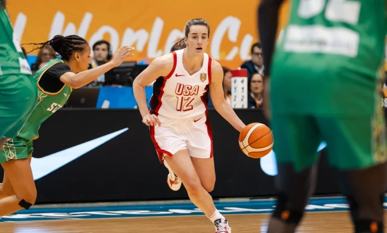 Caitlin Clark returns from injury to help US rout Senegal in qualifying tournament