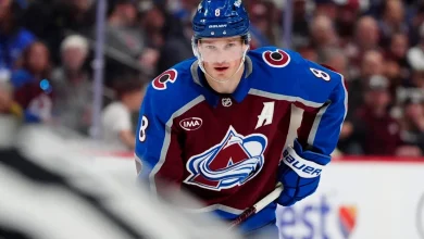 Cale Makar Exits Avalanche Game With Upper-Body Injury