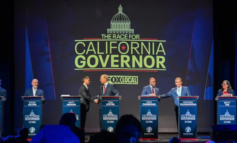California governor debate canceled after criticism of criteria that excluded candidates of color