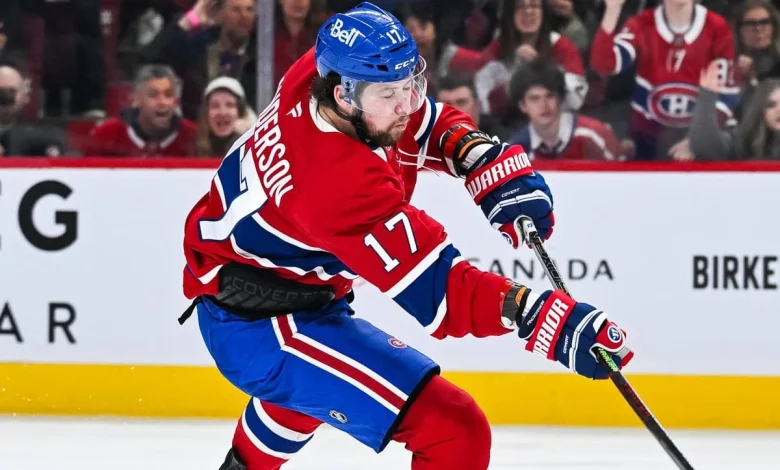 Canadiens’ Josh Anderson out day-to-day with upper-body injury