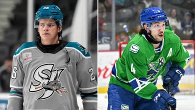 Canucks acquire Thompson, send Woo to Sharks