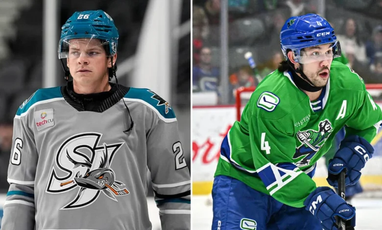 Canucks acquire Thompson, send Woo to Sharks