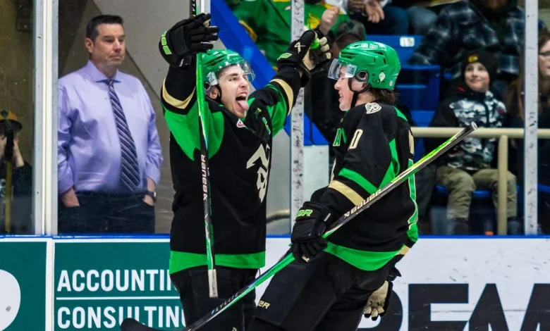 Captain Christensen earns Gordie Howe Hat trick to lead Raiders to Eastern Conference Championship