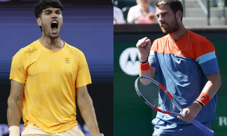 Carlos Alcaraz - Cameron Norrie | Resumen, resultado y estadísticas de los cuartos de final de Indian Wells