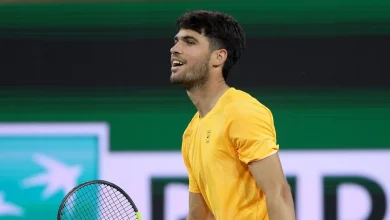 Carlos Alcaraz leaves Dua Lipa looking unimpressed at Indian Wells - Tennis - Sports