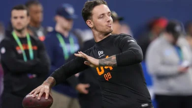 Carson Beck booed by crowd at NFL combine in wild scene