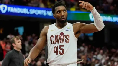 Cavaliers star Donovan Mitchell misses game against Bulls because of bruised left eye
