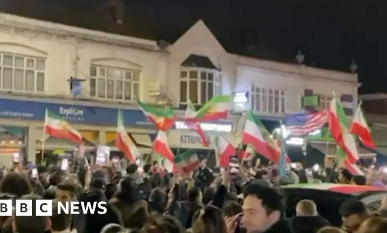 Celebrations around the world after strikes on Iran