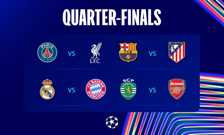 Champions League quarter-final ties and dates confirmed