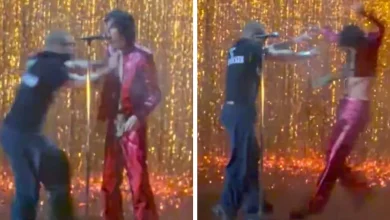 Chaos At Brit Awards As Singer Gets Pushed Off Stage Mid Performance In Viral Video