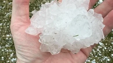 Chicago weather: Photos show baseball-sized hail as severe storms sweep through Chicago area