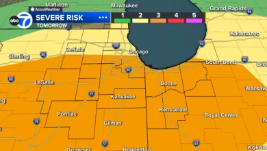 Chicago weather forecast Tuesday includes severe weather; storms could bring damaging winds, hail, tornadoes