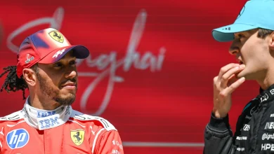 Chinese GP: Lewis Hamilton makes cryptic message engine claim as Kimi Antonelli, George Russell lock out front row