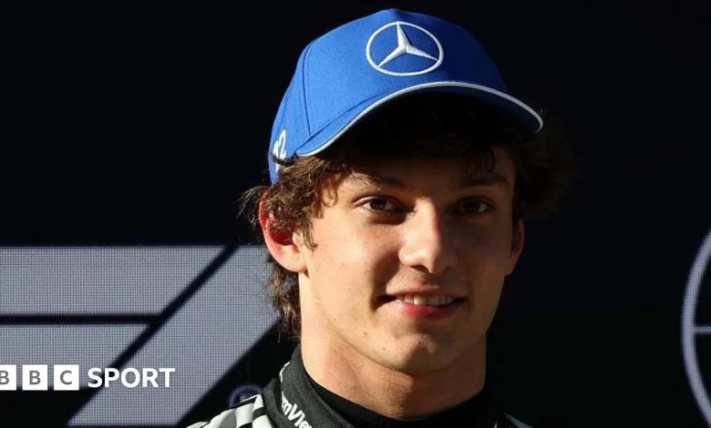 Chinese GP qualifying: Antonelli takes pole after Russell issues