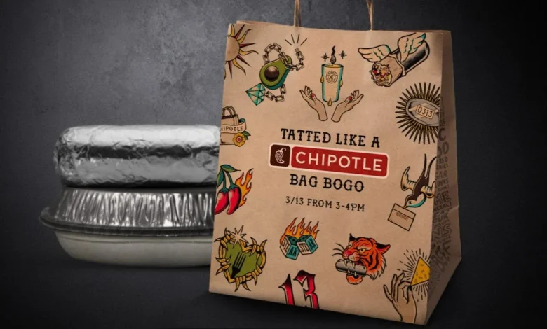 Chipotle Offers BOGO Deal for Tattooed Customers on Friday the 13th