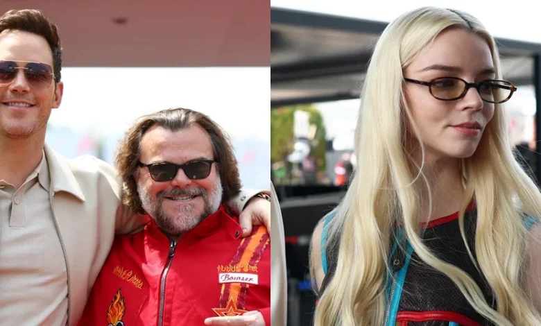 Chris Pratt, Jack Black & Anya Taylor-Joy Attend F1 Grand Prix After ‘Super Mario Galaxy’ Japan Premiere