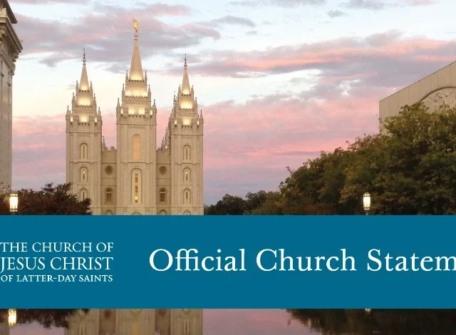 Church Statement on the Evolving Situation in Iran