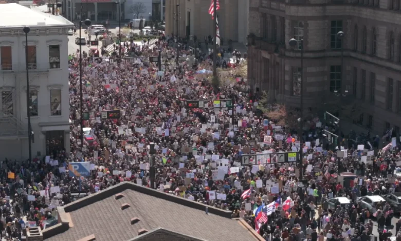 Cincinnati joins 'No Kings' protests as organizers report record turnout