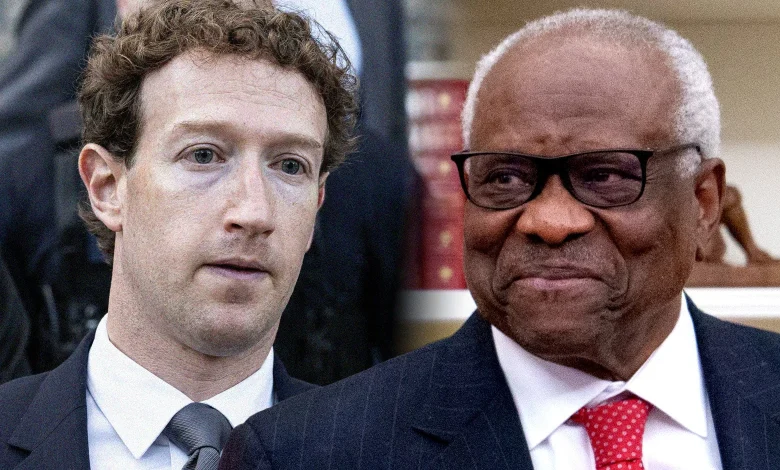 Clarence Thomas guided Meta and YouTube’s big court losses.