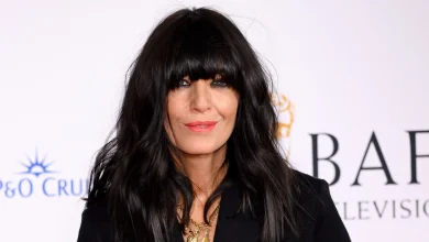Claudia Winkleman takes her signature Traitors style to Crufts