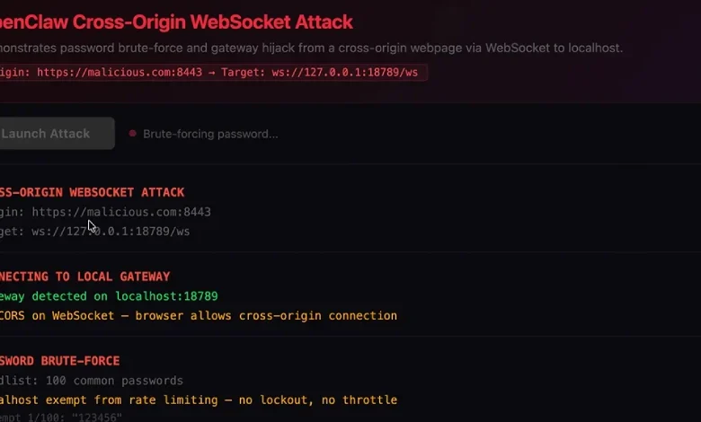 ClawJacked Flaw Lets Malicious Sites Hijack Local OpenClaw AI Agents via WebSocket