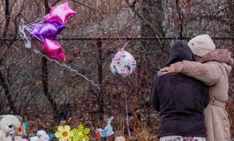 Cleveland playground now a place of mourning for two girls found in suitcases